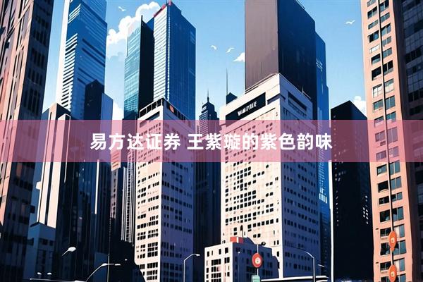 易方达证券 王紫璇的紫色韵味